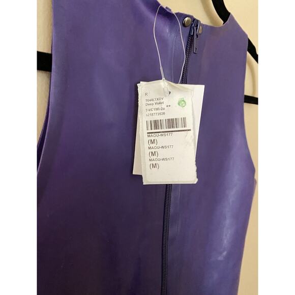 Miaou Jinx Tank Top Cami Latex Deep Violet Fetish Sz M NWT $295 Revolve - Picture 10 of 13